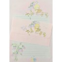 Conjunto de Papel de Carta Vintage Arisu No Heya (Rosa)