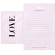 Conjunto de Papel de Carta Love Artbox Korea