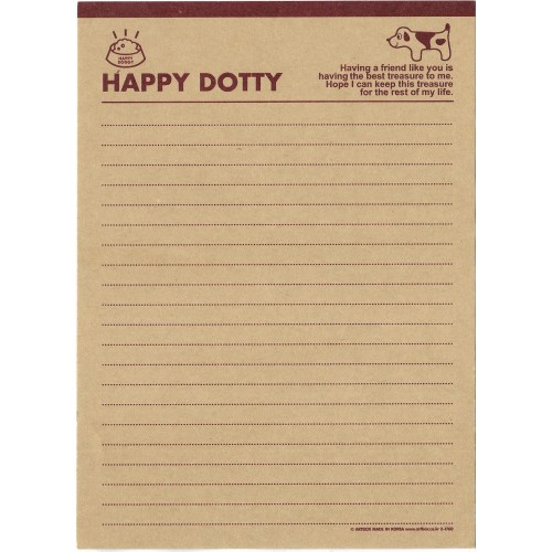Papel de Carta Happy Doby - Art-Box Korea