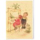 Notecard Antigo Importado Mary Hamilton Bringing Hallmark