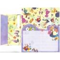 Conjunto de Papel de Carta Disney Alice White Rabbit