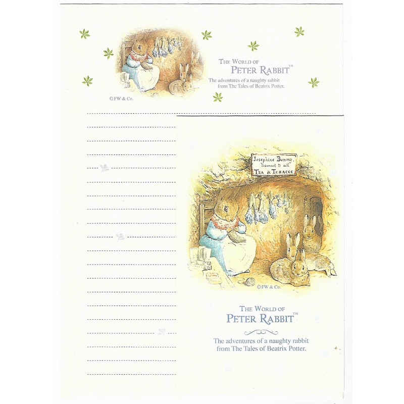 Conjunto de Papel de Carta Importado Peter Rabbit 04 CRS