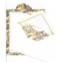 Conjunto de Papel de Carta Antigo Coleção Kartos - GOLD