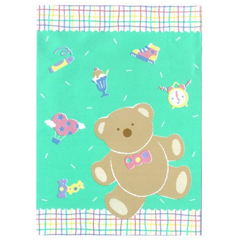 Ano 1990. Papel de Carta Bear Tin 2 Vintage Sanrio