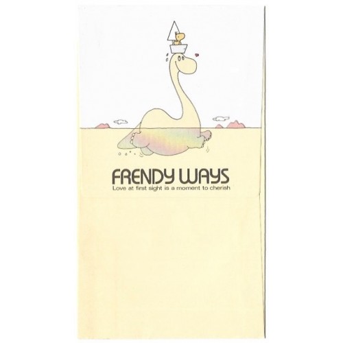 Ano 1979. Envelope Avulso Frendy Ways Vintage Sanrio