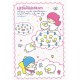 Ano 1998. Postcard Cartão Postal Little Twin Stars Vintage Sanrio