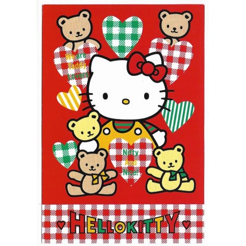 Ano 1998. Postcard Cartão Postal Hello Kitty Vintage Sanrio