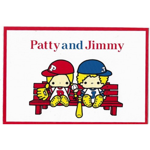 Ano 1998. Postcard Cartão Postal Patty and Jimmy Vintage Sanrio