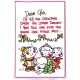 Ano 1983. Notecard Importado Dear God Kids Intercontinental