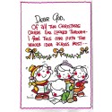 Ano 1983. Notecard Importado Dear God Kids Intercontinental