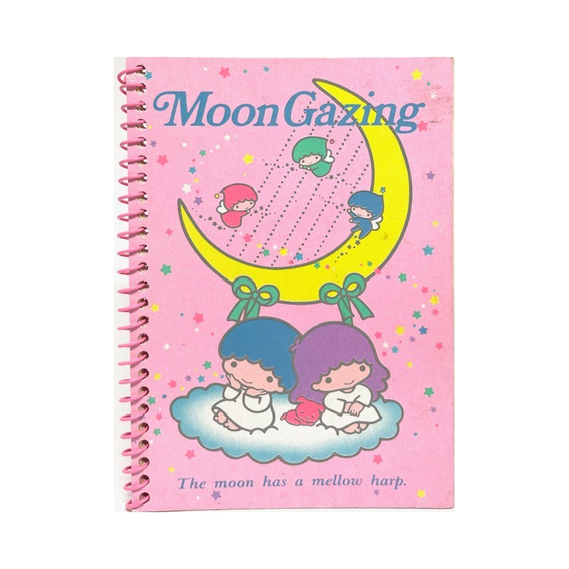 Caderneta ESPIRAL A6 Moon Gazing Little Twin Stars Sanrio