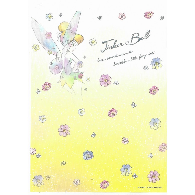 Capa & Kit 2 Conjuntos de Papel de Carta Disney Tinker Bell KAMIO Japan