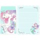 Capa & Kit 2 Conjuntos de Papel de Carta Disney Ariel KAMIO Japan