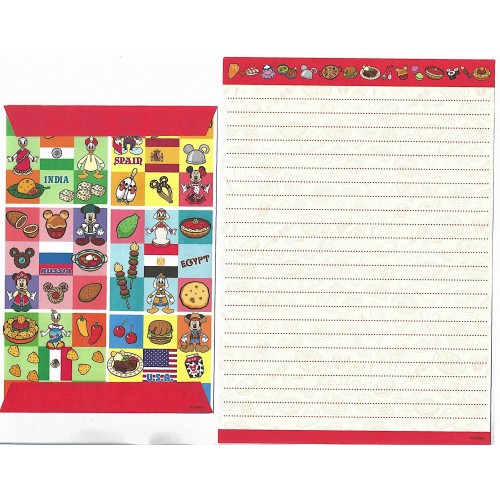 Kit 2 Conjuntos de Papel de Carta Mickey American Disney