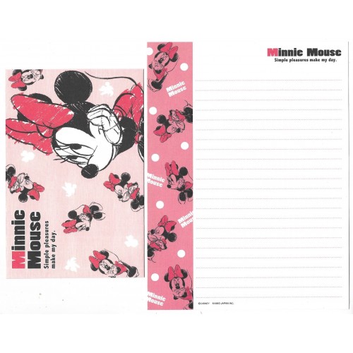 Kit 2 Conjuntos de Papel de Carta Disney Minnie Mouse CRS