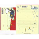 Conjunto de Papel de Carta Snoopy DJ Peanuts