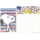 Kit 4 Conjuntos de Papéis de Carta Snoopy Stars Peanuts 2012