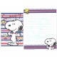 Kit 4 Conjuntos de Papéis de Carta Snoopy Stars Peanuts 2012