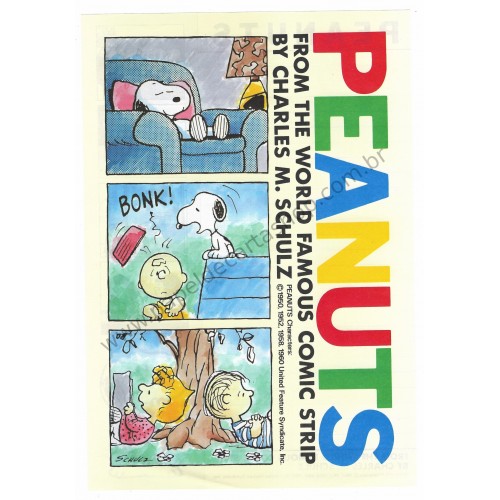 Papel de Carta Peanuts Strip Vintage Hallmark Japan