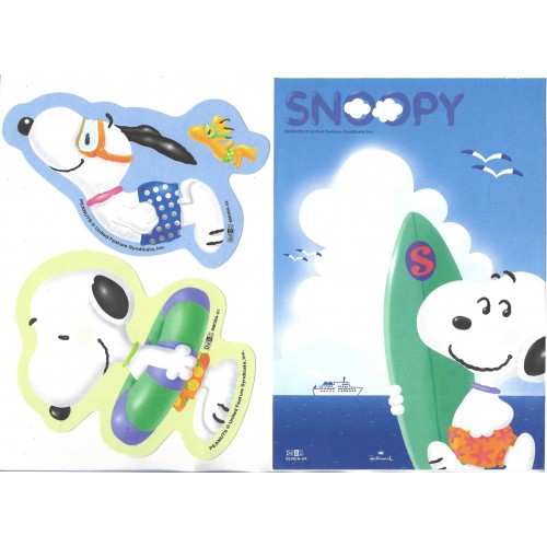 Kit de Papel de Carta Snoopy Vintage DENZ Hallmark