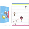 Conjunto de Papel de Carta Snoopy & Sally Brown Vintage Peanuts