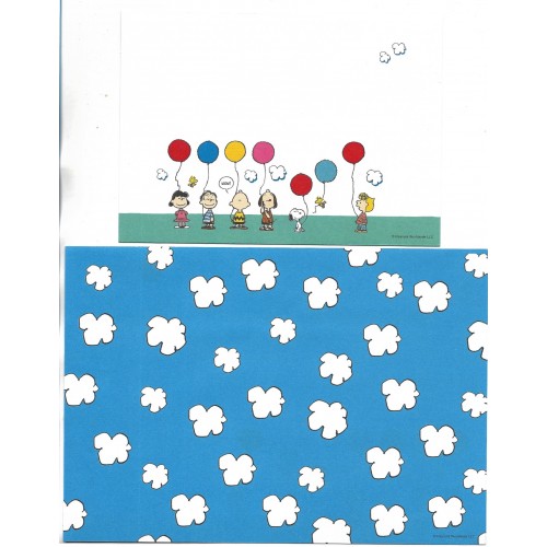 Conjunto de Papel de Carta Balloons Peanuts Worldwide LLC