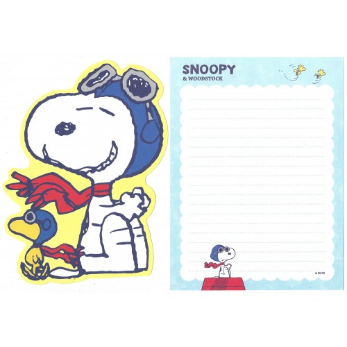 Kit 2 Papéis de Carta Snoopy Flying Ace Peanuts