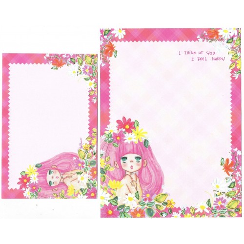 Conjunto de Papel de Carta com envelope ADO MIZUMORI 0101