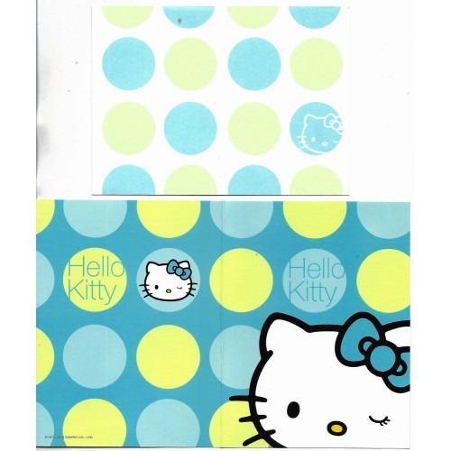 Ano 2004. Kit 2 Thank You Cards Hello Kitty Balls SANRIO