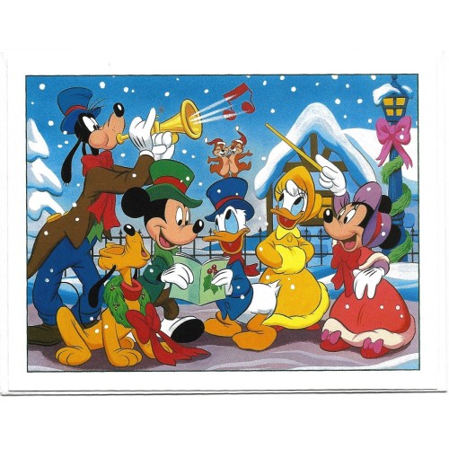 NOTECARD CARTÃO Disney Catalog Hollydays 1