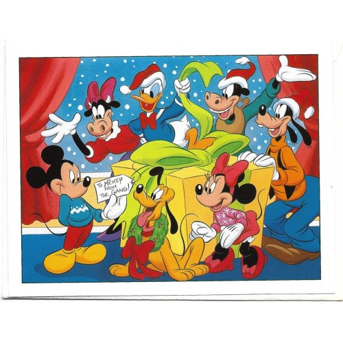 NOTECARD CARTÃO Disney Catalog Hollydays 2