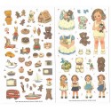 Kit de Adesivos Paper Doll Mate - Dodam