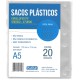 Refil Plástico Grosso tamanho A5 PlastPark