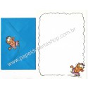 Conjunto de Papel de Carta Garfield Roller Skating - Paws