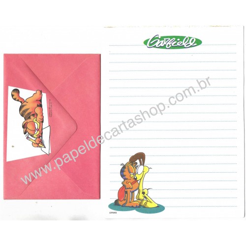 Conjunto de Papel de Carta Garfield - Paws