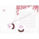 Conjunto de Papel de Carta SAKURA 2 Midori Japan