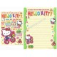 Ano 2004. Conjunto de Papel de Carta Hello Kitty Col 9 Sanrio