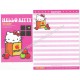 Ano 2004. Conjunto de Papel de Carta Hello Kitty Col 11 Sanrio