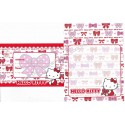 Ano 2004. Conjunto de Papel de Carta Hello Kitty Ribbon 6 Sanrio