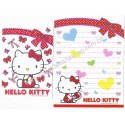 Ano 2004. Conjunto de Papel de Carta Hello Kitty Ribbon 21 Sanrio