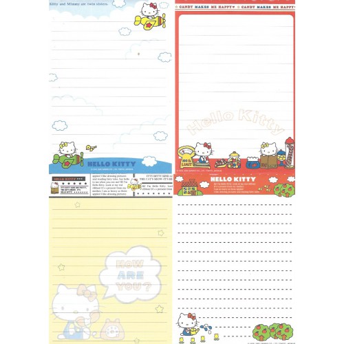 Ano 2005. Kit 16 Notas Hello Kitty Sanrio