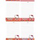 Ano 2005. Kit 24 Notas Hello Kitty I Love Apples Sanrio