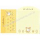 Ano 2006. Conjunto de Papel de Carta Hello Kitty Bear CAM - Sanrio