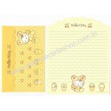 Ano 2006. Conjunto de Papel de Carta Hello Kitty Bear CAM - Sanrio