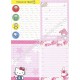 Ano 2012. Kit CAPA & 30 Notas Hello Kitty & SANRIO CHARACTERS