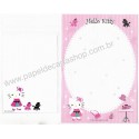 Ano 2008. Kit 2 Conjuntos Papel de Carta Hello Kitty French Sanrio