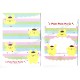 Ano 2011. Conjunto de Mini-Papel de Carta PomPomPurin CLR - Sanrio