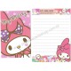 Ano 2012. Kit 2 Conjuntos de Mini-Papel de Carta My Melody Once Upon a Time Sanrio