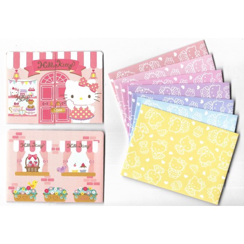 Ano 2014. Kit Mini-Cartão de Mensagem Hello Kitty Store Sanrio