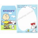 Conjunto de Papel de Carta Pequeno Snoopy MM6 Peanuts UFS